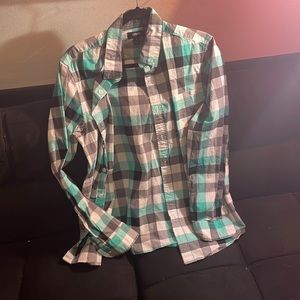 Urban Pipeline Men’s Plaid Button-Front Shirt (Small)